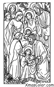 Noël / Bébé Jésus: Baptême de Jésus nouveau-né