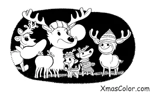 Noël / Blitzen: Blitzen et les autres rennes