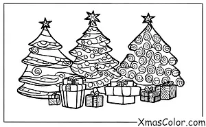 Noël / Bonbons: Un sapin de Noël fait de bonbons