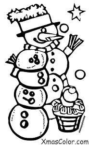 Noël / Bonhomme de neige pas gentil: Construction d'un bonhomme de neige par Frosty