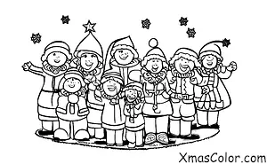 Noël / Chanteurs de Noël: Chantons autour d'un sapin de Noël