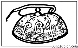 Noël / Cloches de Noël: Une cloche de Noël rouillée et vieille