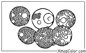 Noël / Décoration de biscuits de Noël: Biscuits sapins de Noël