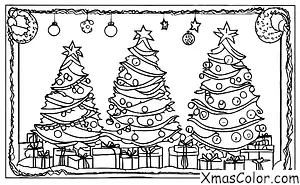 Noël / Differentes manières de décorer un sapin de Noël: Décorer l'arbre de Noël avec des ornements
