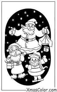 Noël / Je Serai à la Maison pour Noël: Saint-Nicolas et ses rennes