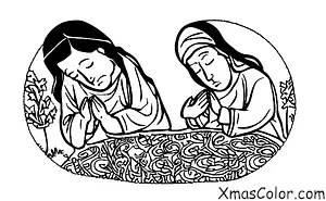 Noël / La foi: Jésus priant dans le jardin de Gethsemane