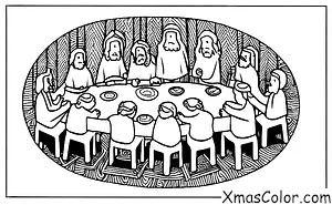 Noël / La naissance de Jésus: Le Dernier Souper