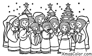 Noël / La Première Noël: Le premier chant de Noël interprété par un chœur