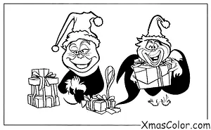 Noël / Le Grinch: Le Grinch dans sa grotte