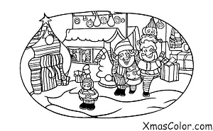 Noël / Le Pôle Sud: Atelier de Santa au Pôle Sud