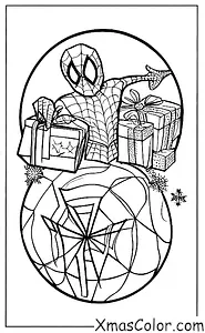 Noël / Marvel Noël: Spiderman sauvant Noël