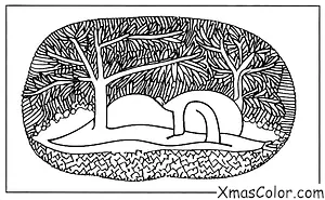 Noël / Neige: Un garçon qui fait du toboggan dans une colline