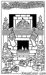 Noël / Noël au présent: Une cheminée accueillante et agréable