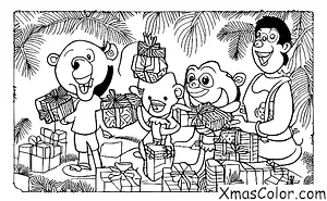 Noël / Noël aux tropiques: Noël dans la jungle