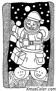 Noël / Noël dans l'espace: Père Noël sur Mars