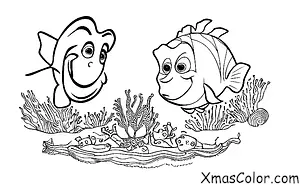 Noël / Noël de Pixar: Nemo et Dory sous la mer