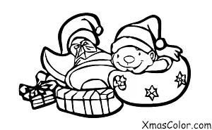 Noël / Noël Disney: Pluton dormir devant la cheminée