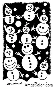 Noël / Noël Disney: Tous les personnages de Disney font des bonhommes de neige