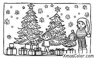 Noël / Noël Drôle: Un cadeau de Noël qui est trop grand pour tenir sous l'arbre