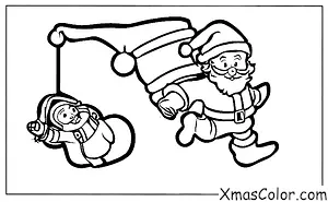 Noël / Noël fou: Père Noël saute en parachute