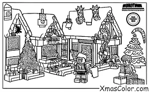 Noël / Noël Geek: Une scene de Noel lego