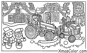 Noël / Noël inhabituel: Noël à la campagne