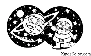Noël / Noël Star Trek: M. Père Noël qui descend sur une planète
