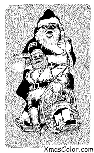 Noël / Noël Star Wars: Ewok Santa