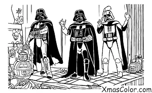 Noël / Noël Star Wars: Père Noël Vador