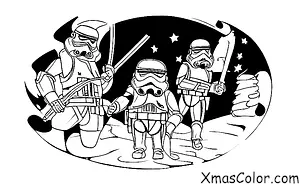 Noël / Noël Star Wars: Stormtrooper Père Noël