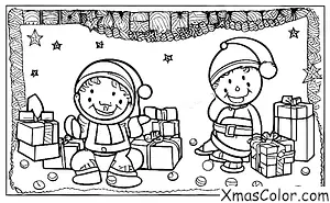 Noël / Noël sur la lune: Le Père Noël visite la lune