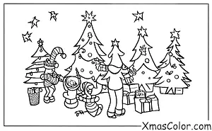 Noël / Noël traditionnel: Décorer l'arbre de Noël