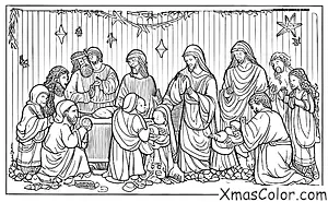Noël / Noël traditionnel: La crèche