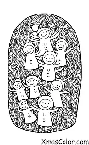 Noël / O venez, tous les fidèles: Des enfants qui jouent dans la neige