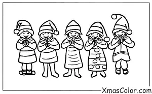Noël / O venez, tous les fidèles: Les enfants qui chantent des chansons de Noël