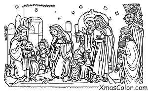 Noël / Ornements de Noël: La crèche