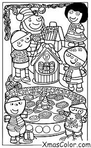 Noël / Peppa Pig Noël: Peppa et ses amis font des maisons de pain d'épices