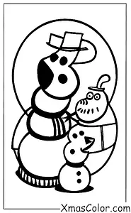 Noël / Peppa Pig Noël: Peppa et ses amis font un bonhomme de neige