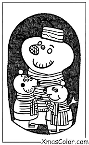 Noël / Peppa Pig Noël: Peppa Pig et ses amis font des bonhommes de neige
