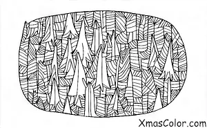 Noël / Sapins de Noël: Sapins de Noël dans une Forêt