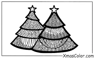 Noël / Sapins de Noël: Un sapin de Noël minimaliste