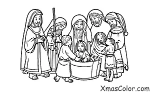 Noël / Silence éternel: La scène de la Nativité