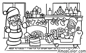 Noël / Sketches de Noël: Un sketch de Noël au sujet de Papa Noël