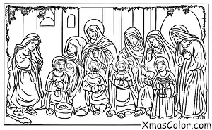 Noël / Sketches de Noël: Une pièce de théâtre de Noël sur la Nativité